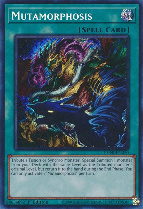 Mutamorphosis [PHNI-EN070] Secret Rare | Exor Games Bridgewater