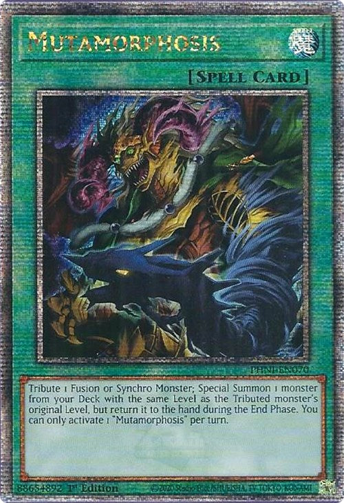 Mutamorphosis [PHNI-EN070] Quarter Century Secret Rare | Exor Games Bridgewater