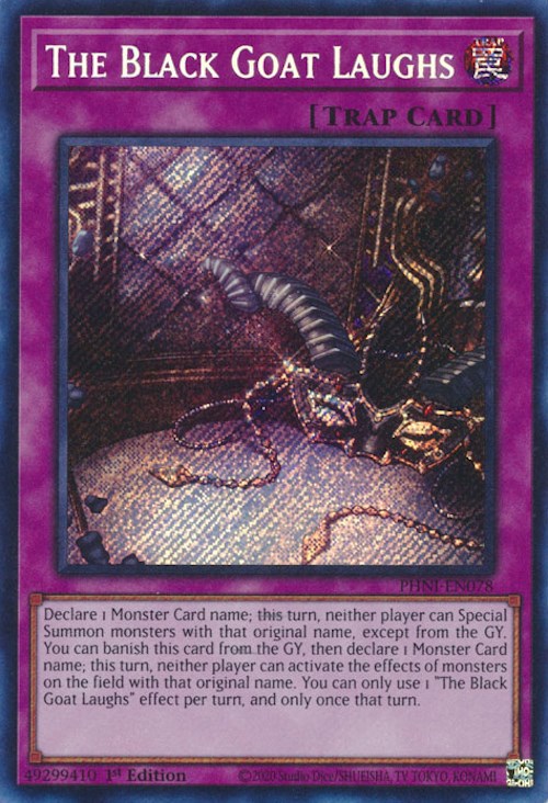 The Black Goat Laughs [PHNI-EN078] Secret Rare | Exor Games Bridgewater