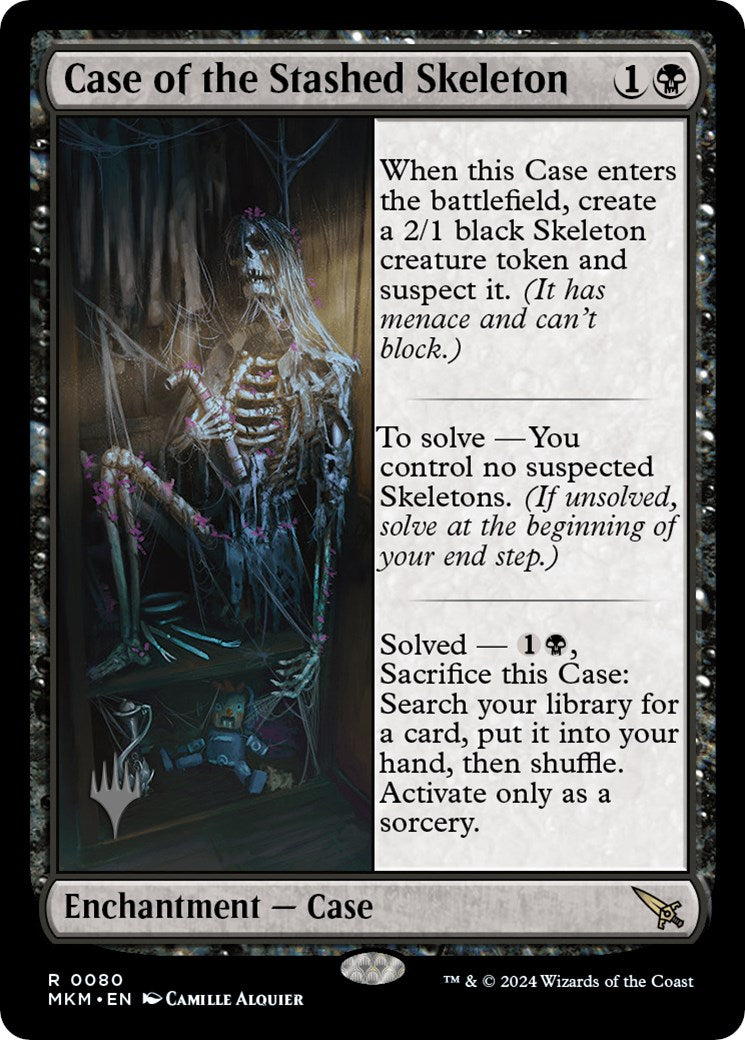 Case of the Stashed Skeleton (Promo Pack) [Murders at Karlov Manor Promos] | Exor Games Bridgewater