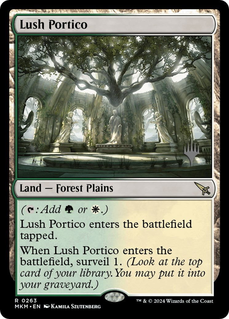 Lush Portico (Promo Pack) [Murders at Karlov Manor Promos] | Exor Games Bridgewater