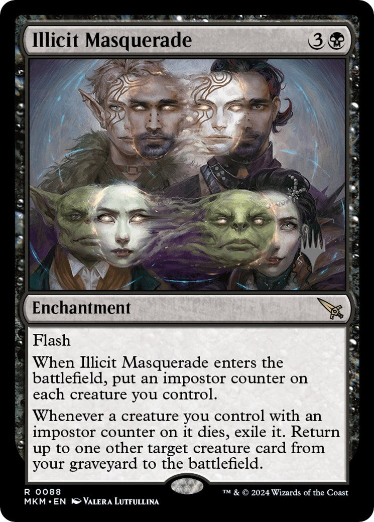 Illicit Masquerade (Promo Pack) [Murders at Karlov Manor Promos] | Exor Games Bridgewater