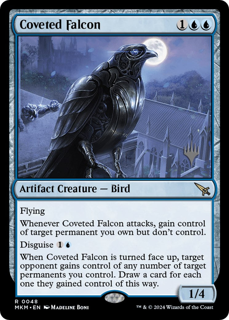 Coveted Falcon (Promo Pack) [Murders at Karlov Manor Promos] | Exor Games Bridgewater