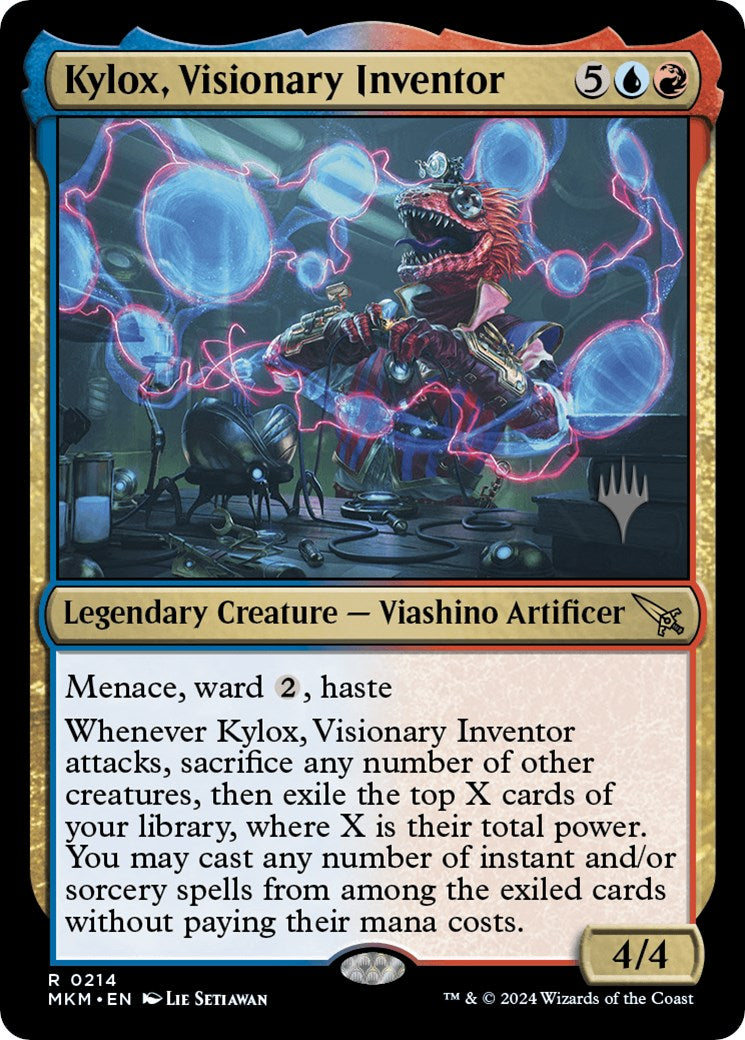 Kylox, Visionary Inventor (Promo Pack) [Murders at Karlov Manor Promos] | Exor Games Bridgewater