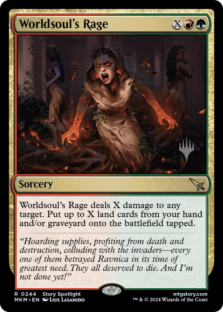 Worldsoul's Rage (Promo Pack) [Murders at Karlov Manor Promos] | Exor Games Bridgewater