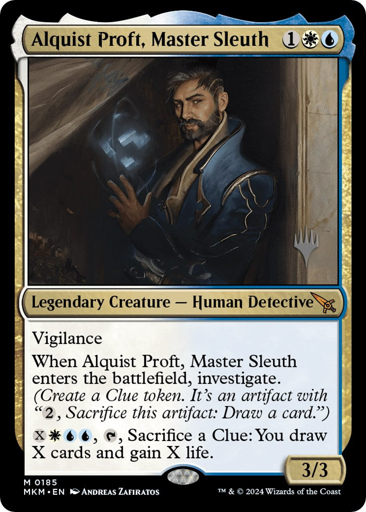 Alquist Proft, Master Sleuth (Promo Pack) [Murders at Karlov Manor Promos] | Exor Games Bridgewater