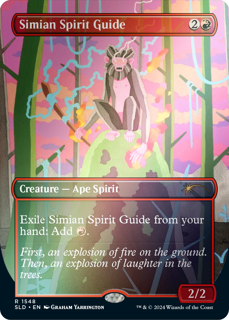 Simian Spirit Guide (Rainbow Foil) [Secret Lair Drop Series] | Exor Games Bridgewater