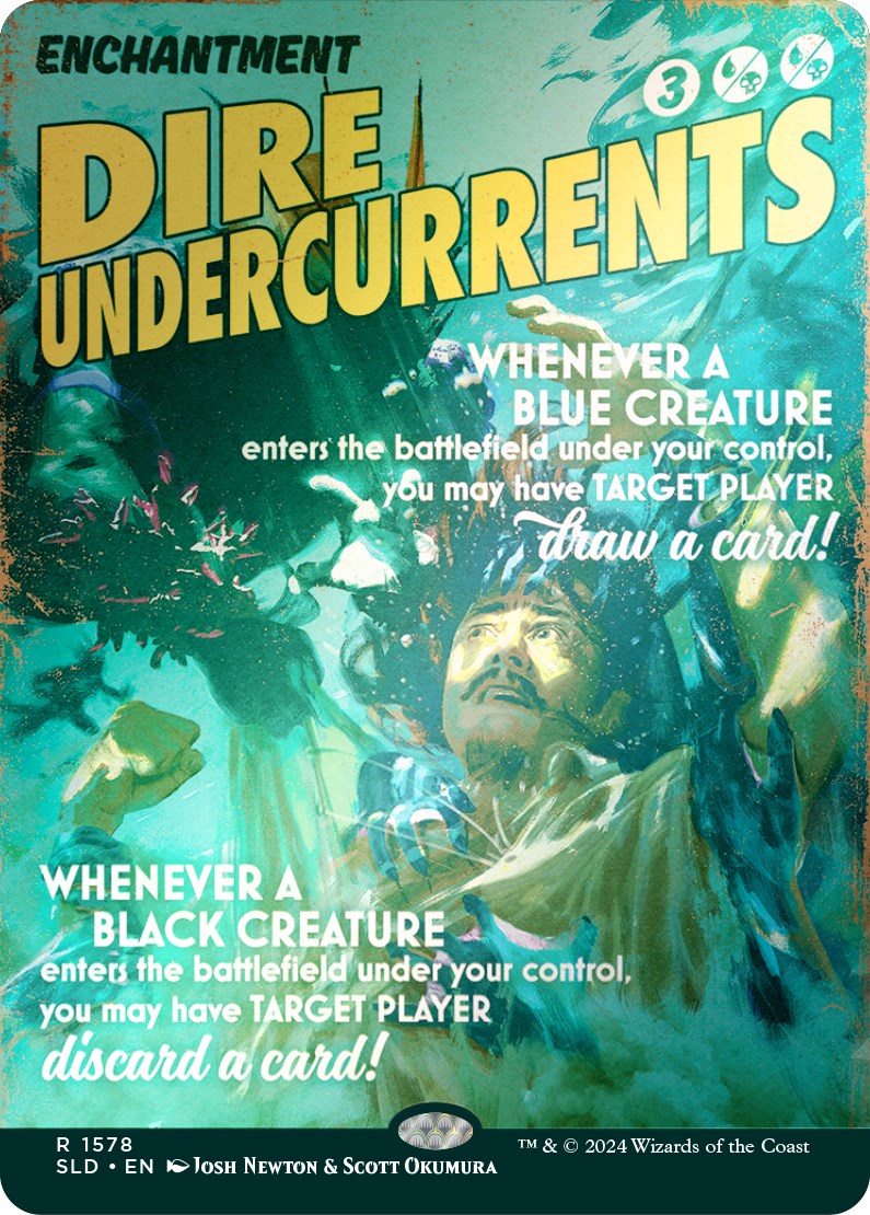 Dire Undercurrents (Rainbow Foil) [Secret Lair Drop Series] | Exor Games Bridgewater