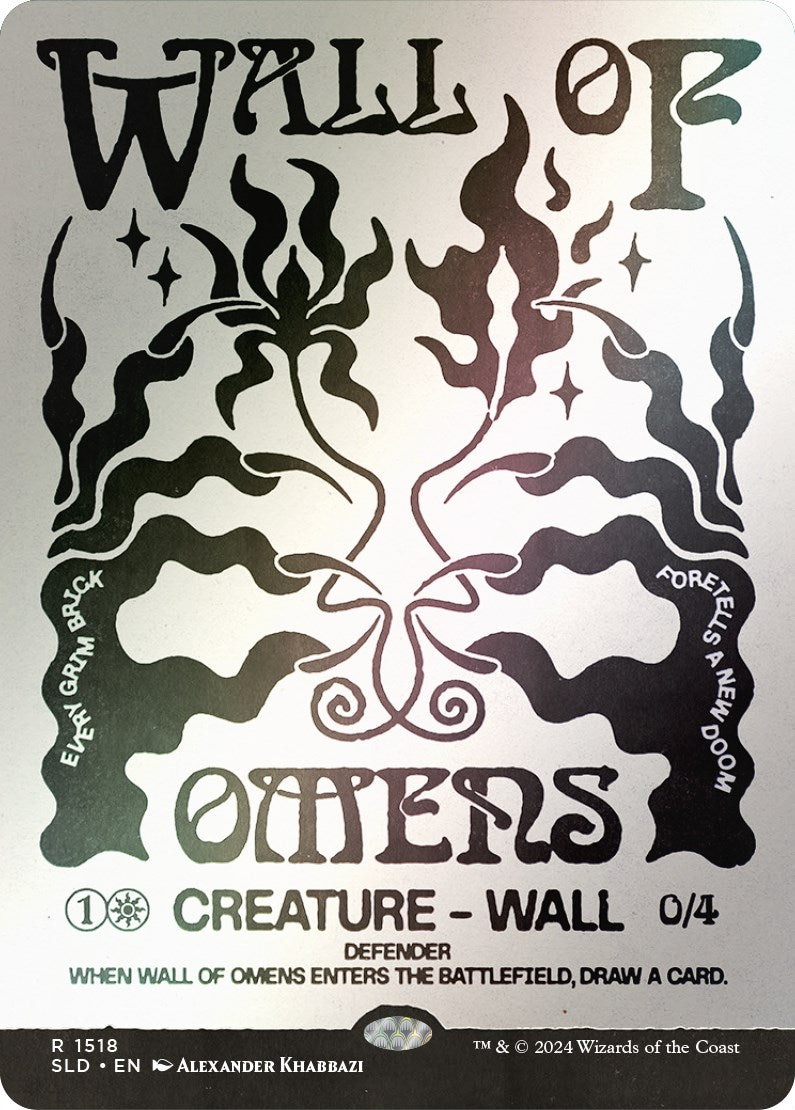 Wall of Omens (Rainbow Foil) [Secret Lair Drop Series] | Exor Games Bridgewater