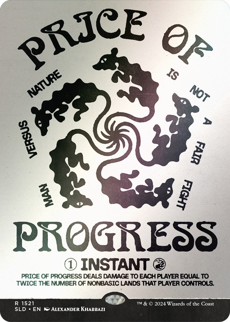 Price of Progress (Rainbow Foil) [Secret Lair Drop Series] | Exor Games Bridgewater