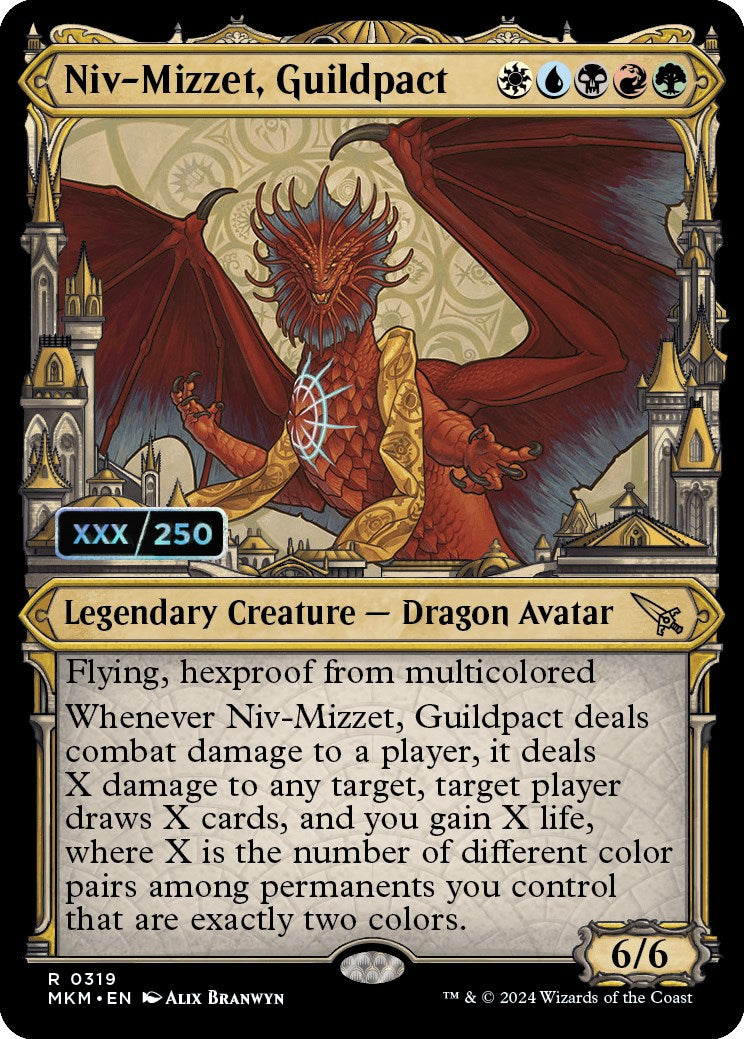 Niv-Mizzet, Guildpact (Serialized) [Murders at Karlov Manor] | Exor Games Bridgewater