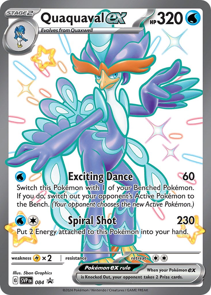 Quaquaval ex (084) (Jumbo Card) [Scarlet & Violet: Black Star Promos] | Exor Games Bridgewater