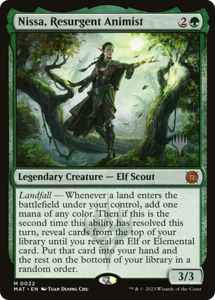 Nissa, Resurgent Animist (Promo Pack) [Murders at Karlov Manor Promos] | Exor Games Bridgewater