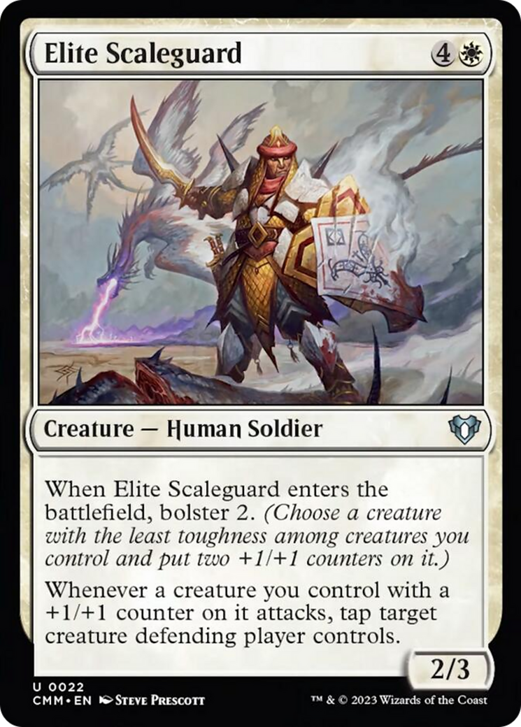 Elite Scaleguard [Commander Masters] | Exor Games Bridgewater