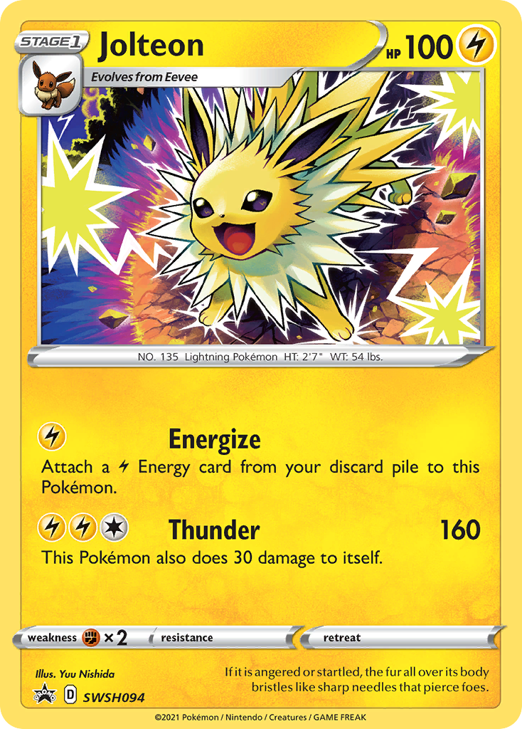 Jolteon (SWSH094) [Sword & Shield: Black Star Promos] | Exor Games Bridgewater