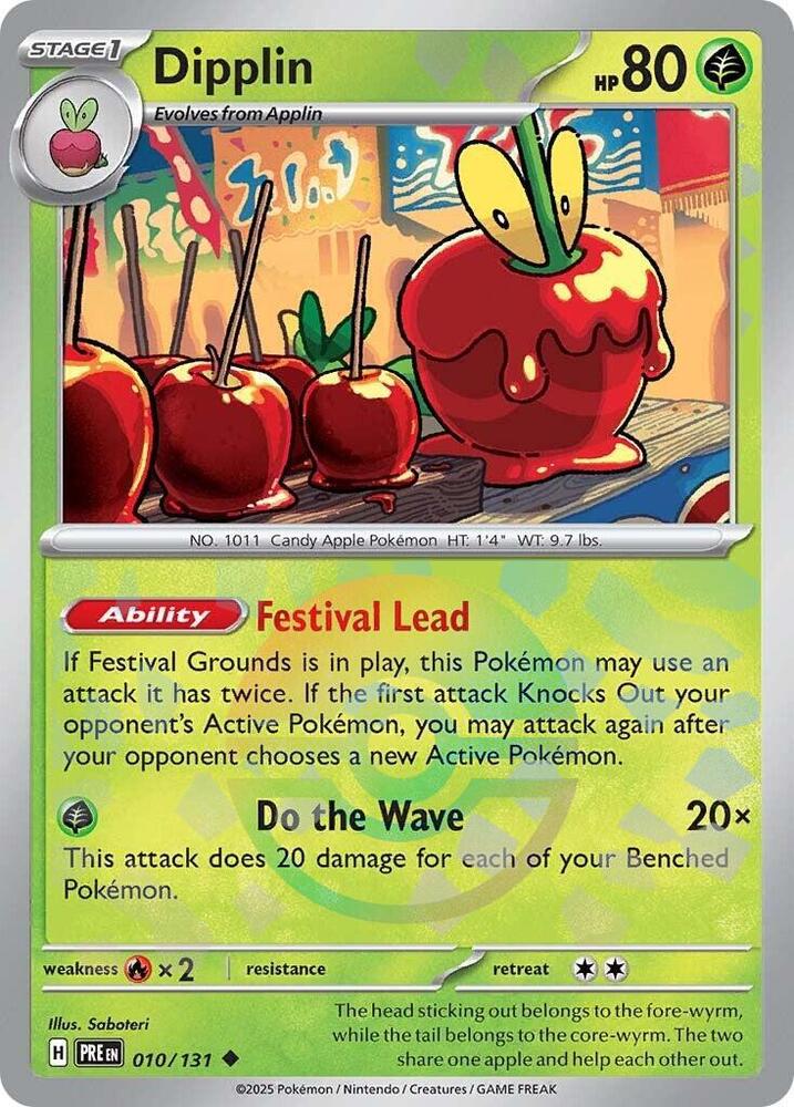 Dipplin (010/131) (Poke Ball Pattern) [Scarlet & Violet: Prismatic Evolutions] | Exor Games Bridgewater