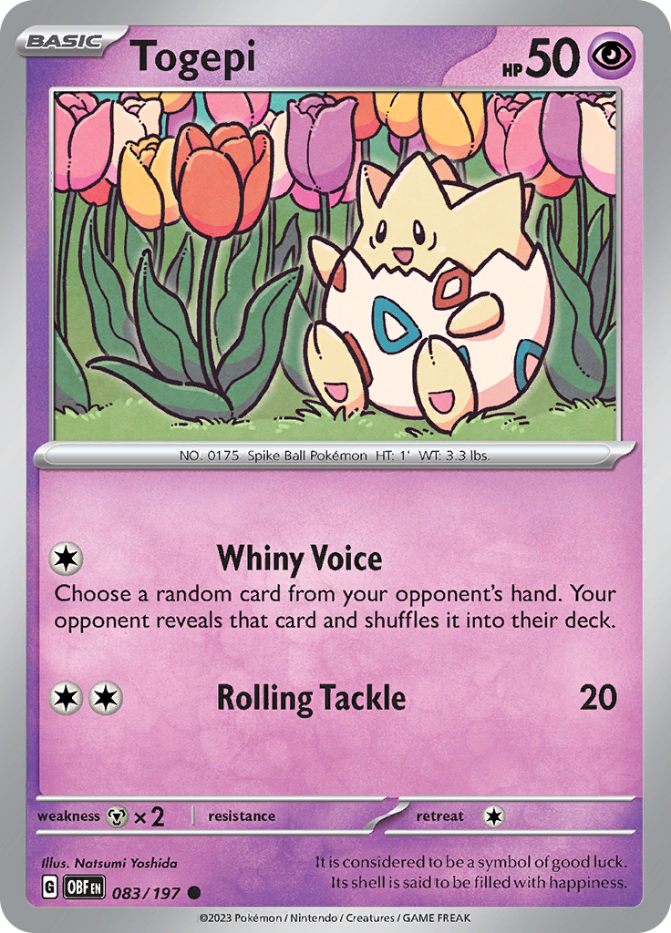 Togepi (083/197) [Scarlet & Violet: Obsidian Flames] | Exor Games Bridgewater