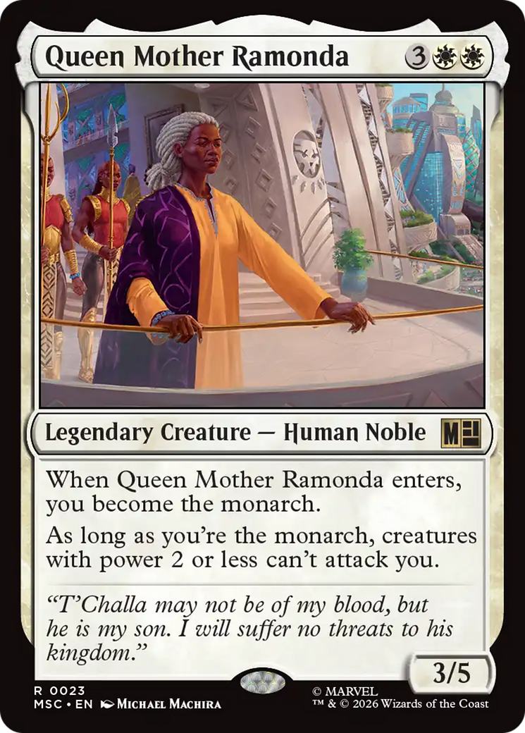 Queen Mother Ramonda (Surge Foil) [Marvel Super Heroes Commander] | Exor Games Bridgewater