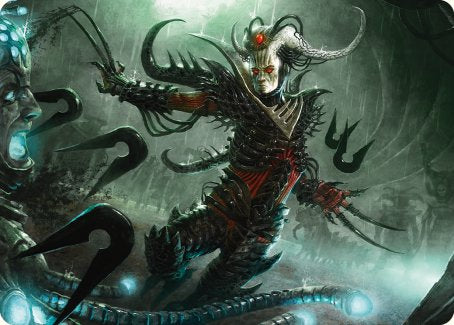 Vraan, Executioner Thane Art Card [Phyrexia: All Will Be One Art Series] | Exor Games Bridgewater