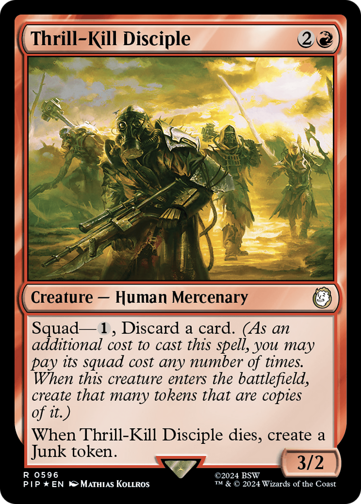 Thrill-Kill Disciple (Surge Foil) [Fallout] | Exor Games Bridgewater