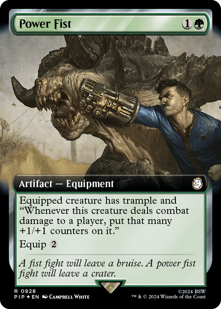 Power Fist (Extended Art) (Surge Foil) [Fallout] | Exor Games Bridgewater