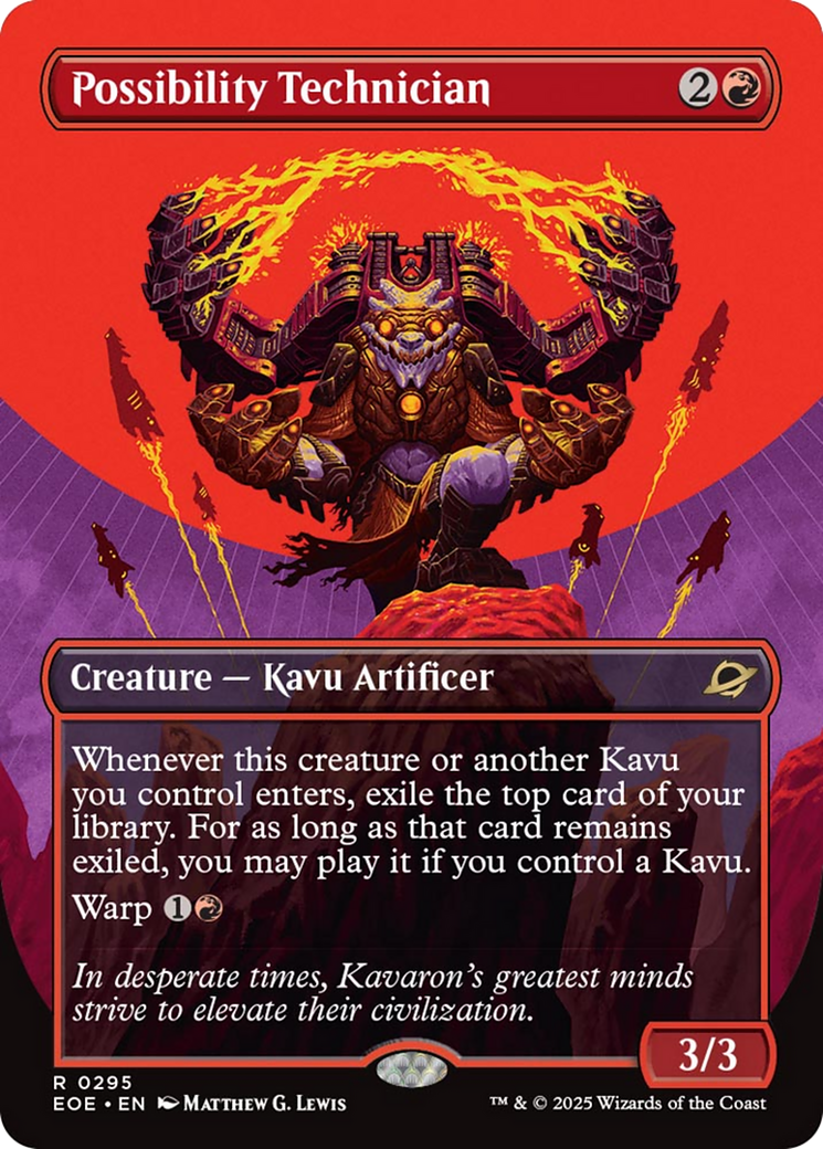 Possibility Technician (Borderless) [Edge of Eternities] | Exor Games Bridgewater