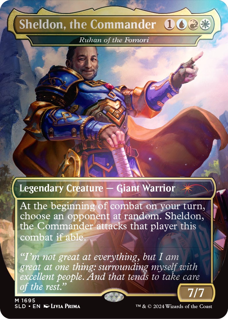 Sheldon, the Commander - Ruhan of the Fomori (Rainbow Foil) [Secret Lair Drop Series] | Exor Games Bridgewater