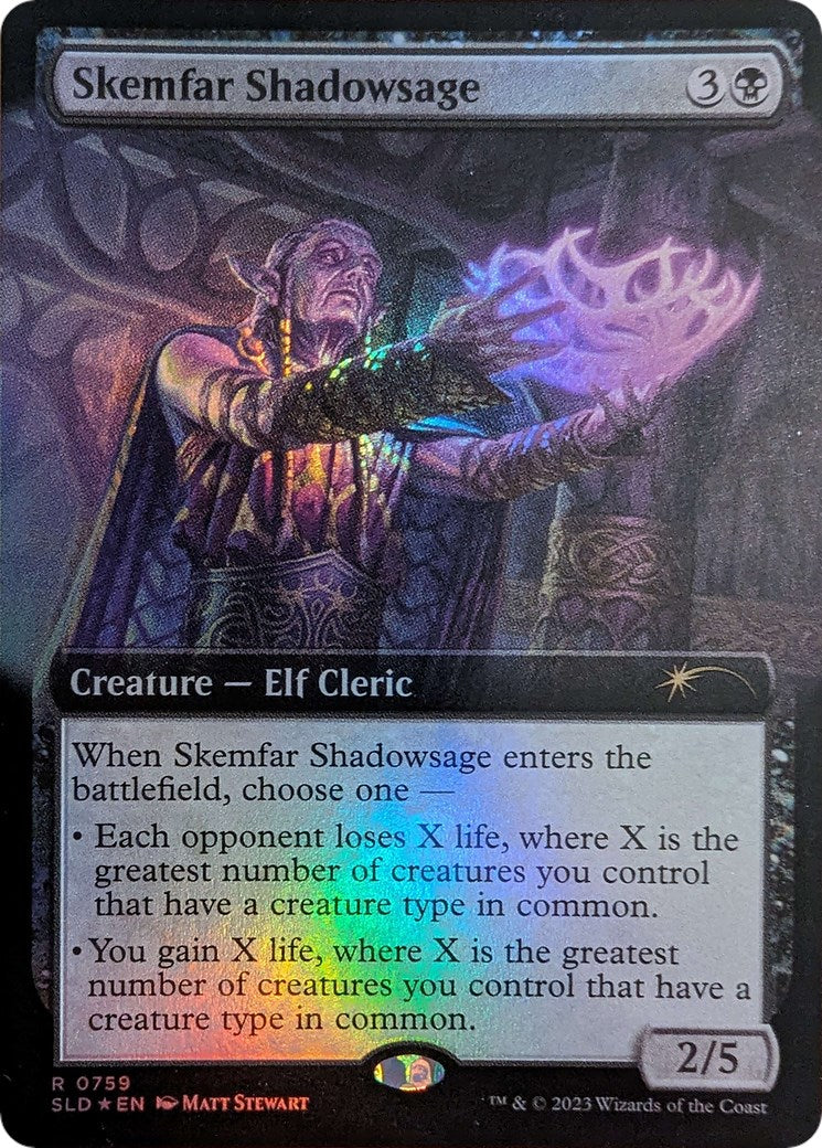 Skemfar Shadowsage (Extended Art) [Secret Lair Drop Series] | Exor Games Bridgewater