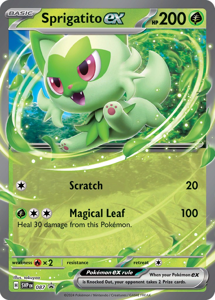 Sprigatito ex (087) [Scarlet & Violet: Black Star Promos] | Exor Games Bridgewater