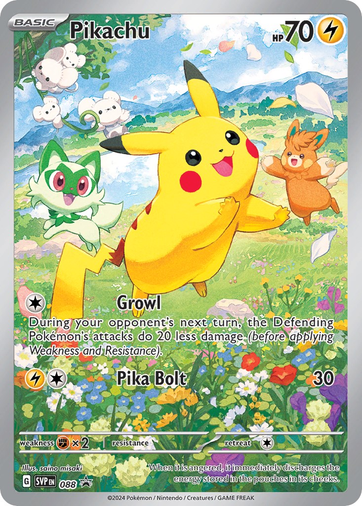 Pikachu (088) [Scarlet & Violet: Black Star Promos] | Exor Games Bridgewater