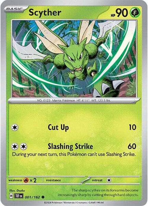 Scyther (001/162) [Scarlet & Violet: Temporal Forces] | Exor Games Bridgewater