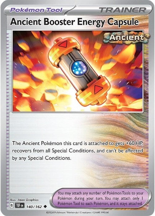 Ancient Booster Energy Capsule (140/162) [Scarlet & Violet: Temporal Forces] | Exor Games Bridgewater