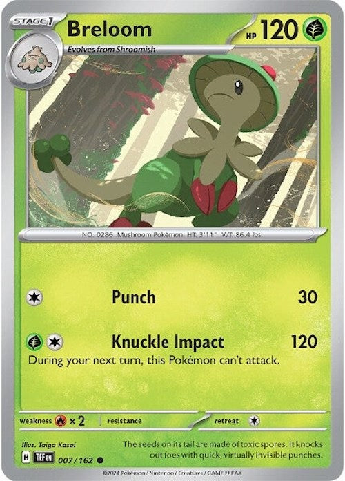 Breloom (007/162) [Scarlet & Violet: Temporal Forces] | Exor Games Bridgewater