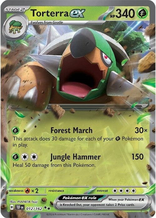 Torterra ex (012/162) [Scarlet & Violet: Temporal Forces] | Exor Games Bridgewater