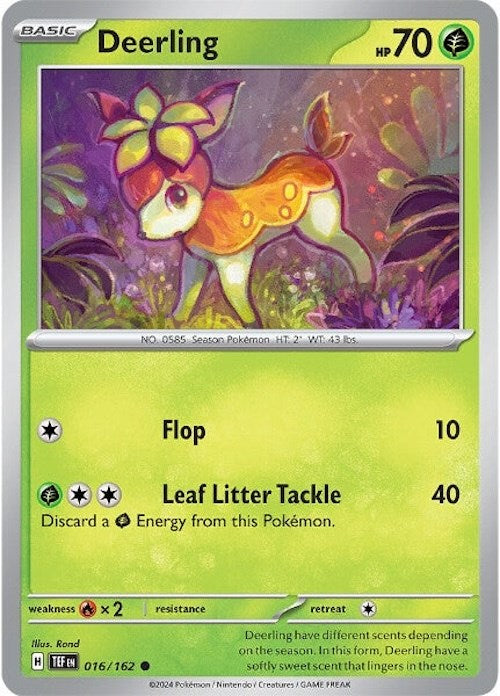 Deerling (016/162) [Scarlet & Violet: Temporal Forces] | Exor Games Bridgewater