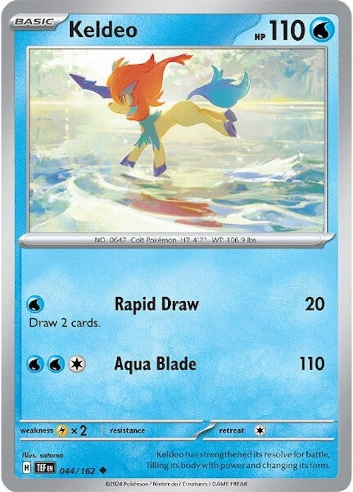 Keldeo (044/162) [Scarlet & Violet: Temporal Forces] | Exor Games Bridgewater