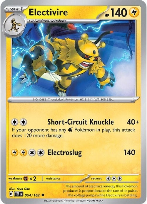 Electivire (054/162) [Scarlet & Violet: Temporal Forces] | Exor Games Bridgewater