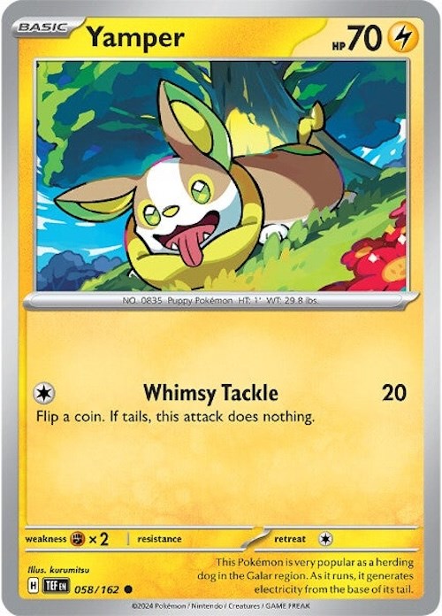 Yamper (058/162) [Scarlet & Violet: Temporal Forces] | Exor Games Bridgewater