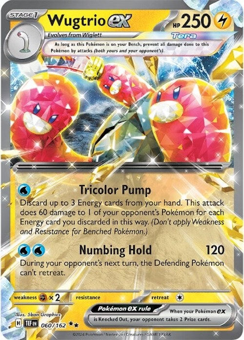 Wugtrio ex (060/162) [Scarlet & Violet: Temporal Forces] | Exor Games Bridgewater