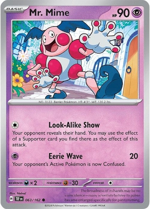 Mr. Mime (063/162) [Scarlet & Violet: Temporal Forces] | Exor Games Bridgewater