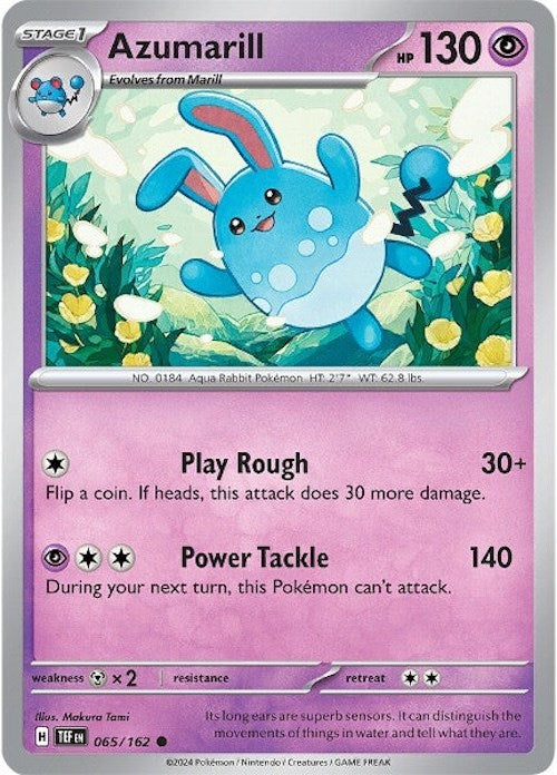 Azumarill (065/162) [Scarlet & Violet: Temporal Forces] | Exor Games Bridgewater