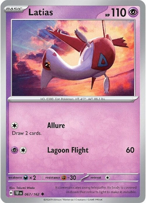 Latias (067/162) [Scarlet & Violet: Temporal Forces] | Exor Games Bridgewater