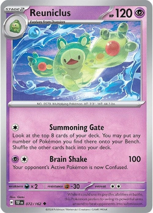 Reuniclus (072/162) [Scarlet & Violet: Temporal Forces] | Exor Games Bridgewater