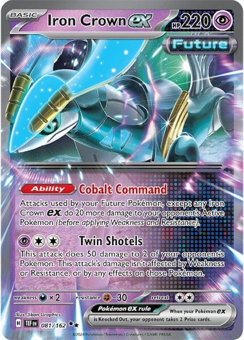 Iron Crown ex (081/162) [Scarlet & Violet: Temporal Forces] | Exor Games Bridgewater