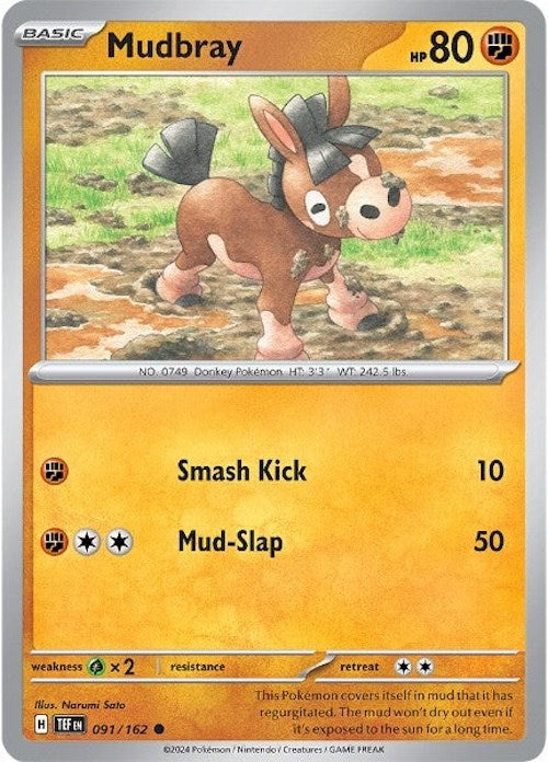 Mudbray (091/162) [Scarlet & Violet: Temporal Forces] | Exor Games Bridgewater