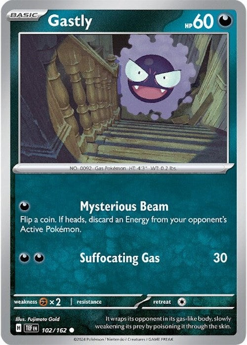 Gastly (102/162) [Scarlet & Violet: Temporal Forces] | Exor Games Bridgewater