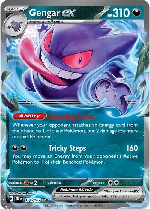 Gengar ex (104/162) [Scarlet & Violet: Temporal Forces] | Exor Games Bridgewater