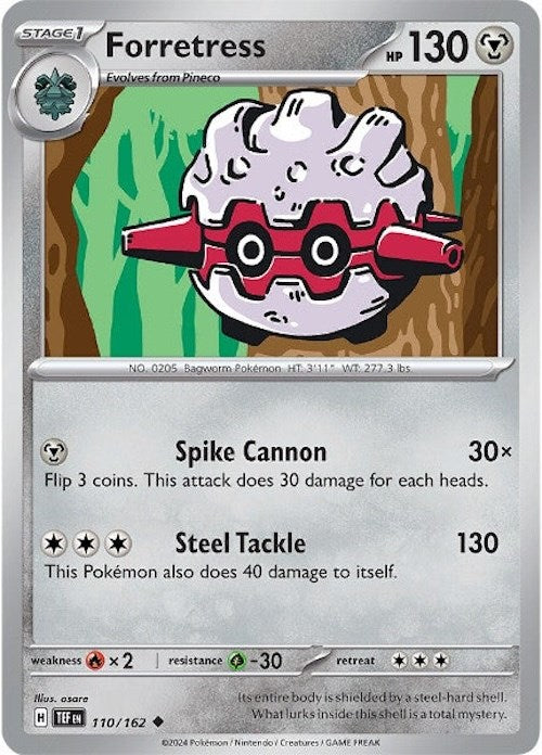 Forretress (110/162) [Scarlet & Violet: Temporal Forces] | Exor Games Bridgewater
