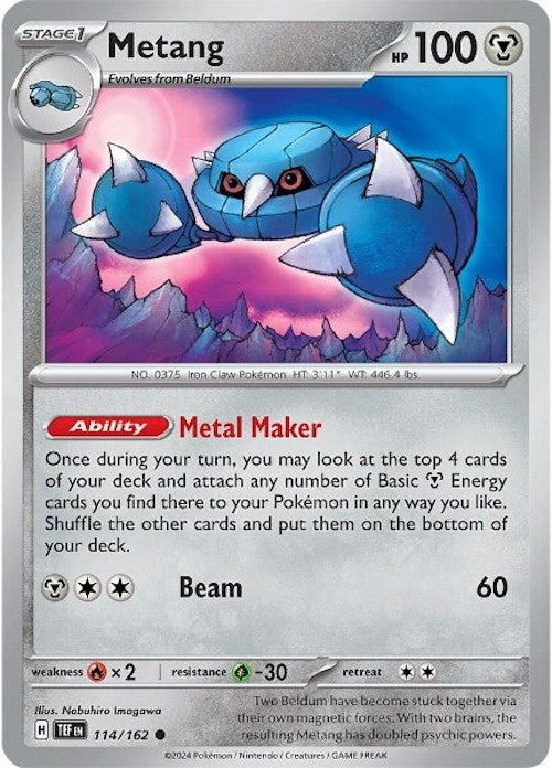 Metang (114/162) [Scarlet & Violet: Temporal Forces] | Exor Games Bridgewater