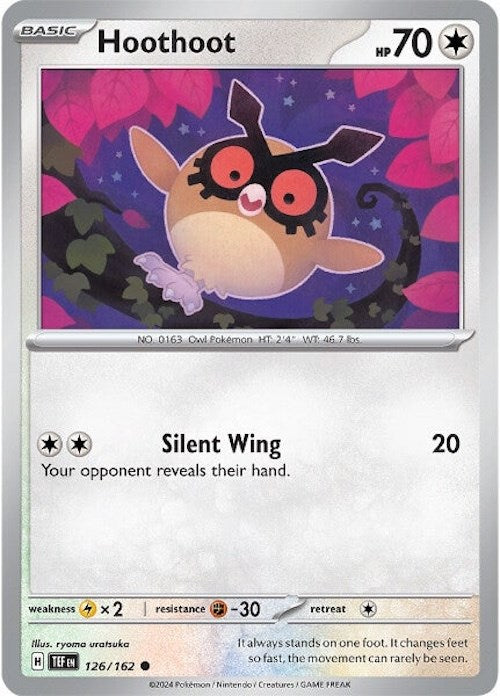 Hoothoot (126/162) [Scarlet & Violet: Temporal Forces] | Exor Games Bridgewater